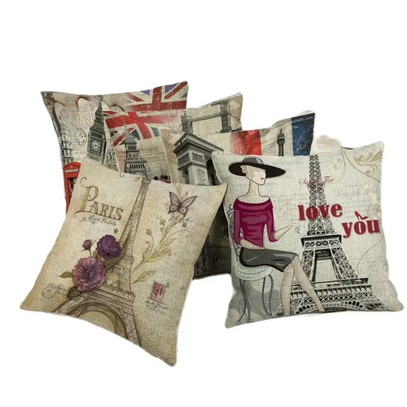 Европейский ретро Эйфелева башня Статуя Свободы Пизанская солдатский дизайн