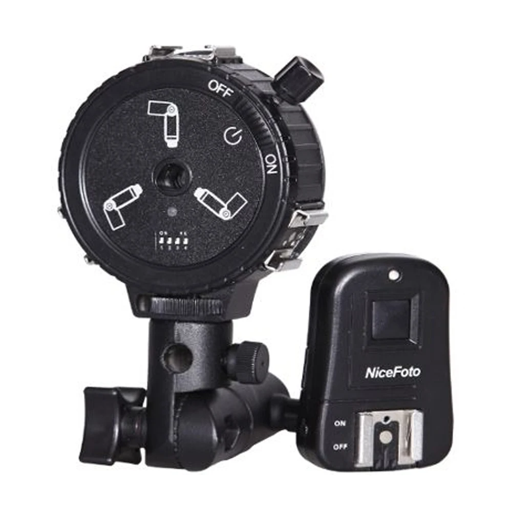 

Nicefoto PR-A01 тройной Горячий башмак беспроводной пульт дистанционного управления вспышкой Speedlite набор триггеров