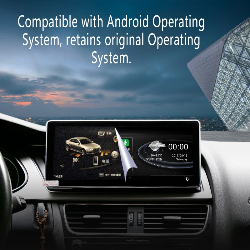 

ZUOLV Multimedia Navigation GPS For Audi A3 Q3 Dashboard Android 10.0 Bluetooth 4GB+64GB Player 10.25'' 2009-2016