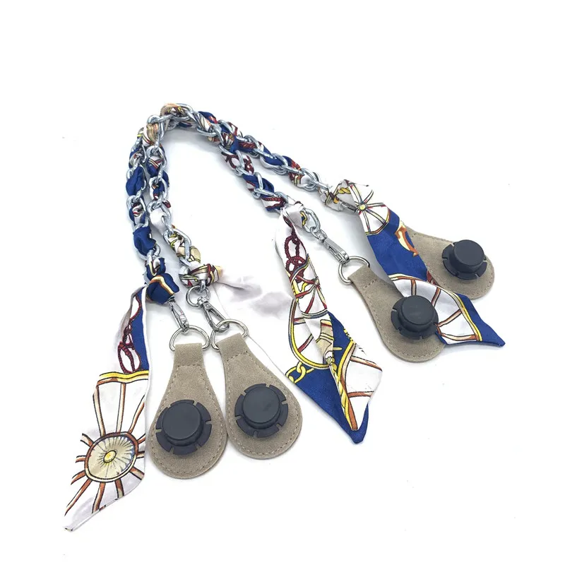 

obag Handles New Arrival 1 Pair Bag Handles With Silk band Colorful 2021