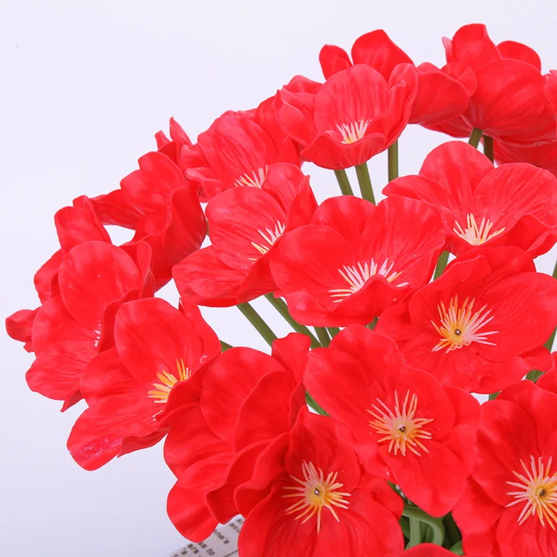 10 шт. искусственный цветок мака из ПУ кукурузный Маковый букет украшение для дома