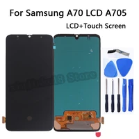 amoled for samsung a70 a705 lcd display touch screen digitizer assembly replacement for samsung a70 2019 a705f lcd phone parts