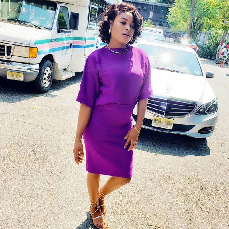 Женский трикотажный комплект из двух предметов предметов: топ и юбка облегающая