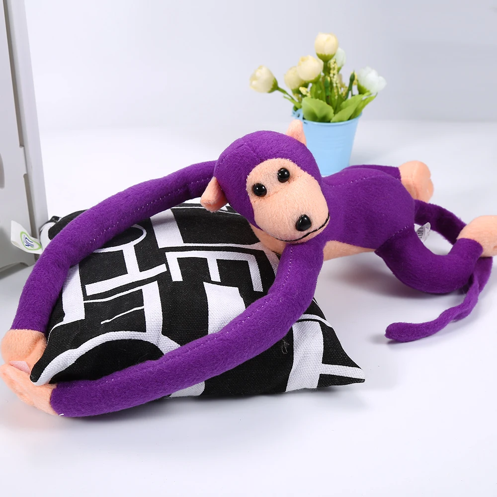 E 60 см Обезьяна с длинными руками Kawaii для спокойного детского сна кукла милые плюшевые игрушки плюшевые животные игрушка для декорации дома игрушка Дети Малыш подарок - Цвет: E