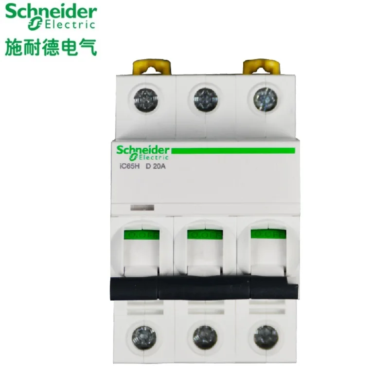 Schneider electric Мини выключатель iC65H 3p D Тип 1A - 63A 10kA MCB A9F29301-A9F29363 | Обустройство дома