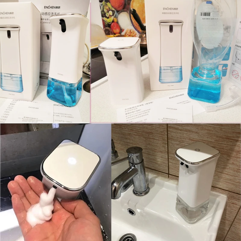 

Enchen Soap Dispenser Automatic Induction Foaming Hands Washing Machine For Kitchen Bathroom Office