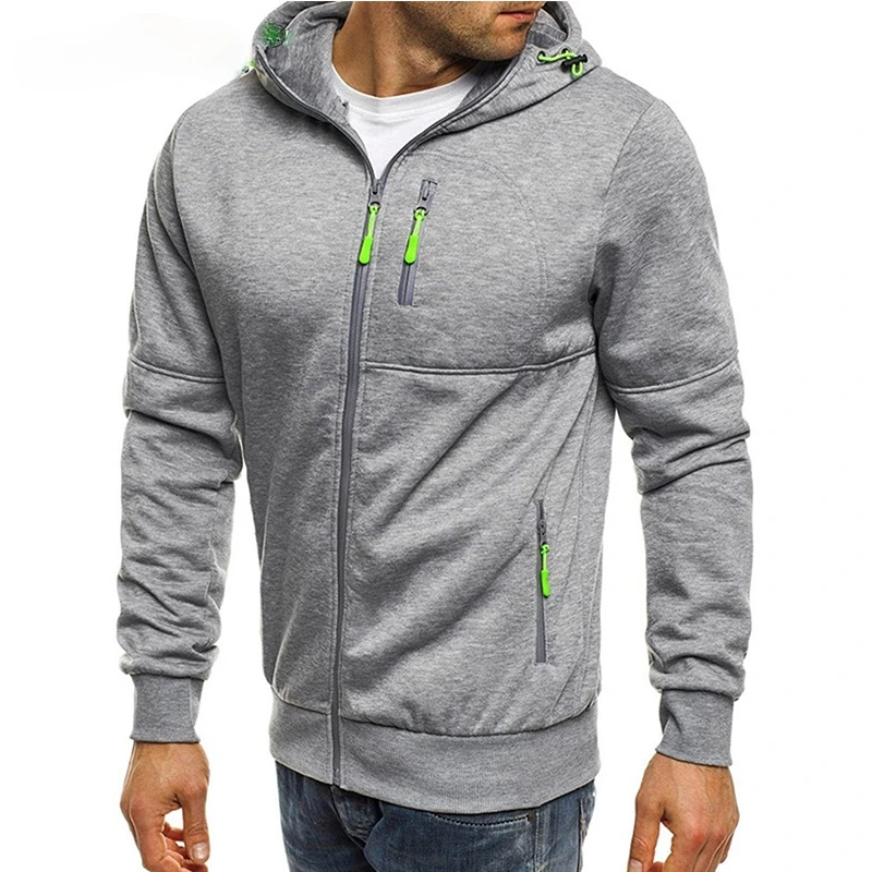 

Spring Men's Jackets Hooded Coats Casual Zipper Sweatshirts Male Tracksuit Fashion Jacket Mens Clothing Outerwear