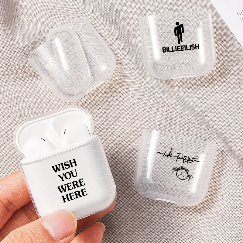 Мягкий чехол для наушников Apple airpods 1/2 роскошный защитный из поликарбоната