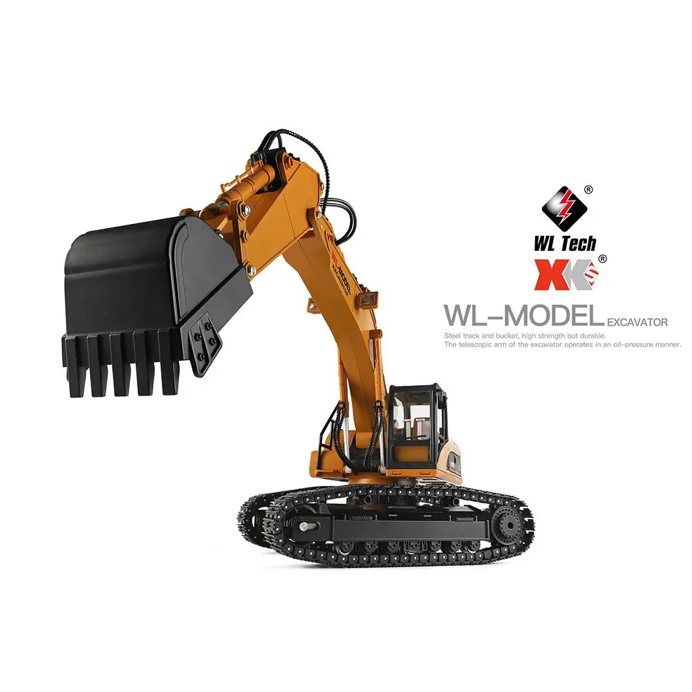 WLtoys 16800 1/16 2 4G экскаватор RC автомобиль игрушки для укладки волос 23 канала дорожном
