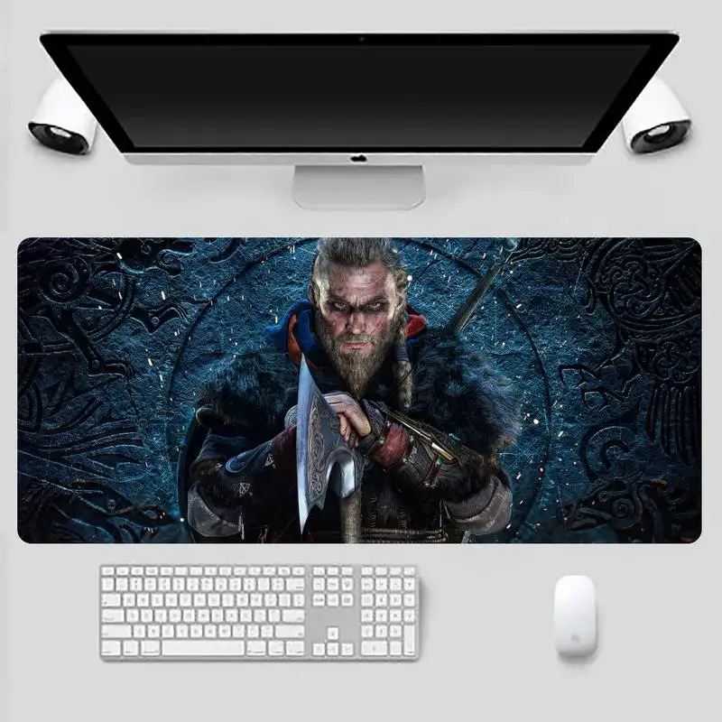 

Assassins Game Creedes gamer play mats Mousepad Game Office Work Mouse Mat pad X XL Non-slip Laptop Cushion mouse pad