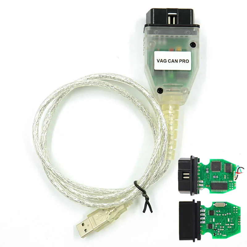 no usb dongle VAG CAN PRO BUS+ UDS+ K-line S.W версия 5.5.1 VCP сканер obd2 автомобильный диагностический сканер лучше, чем ODIS - Цвет: no usb dongle