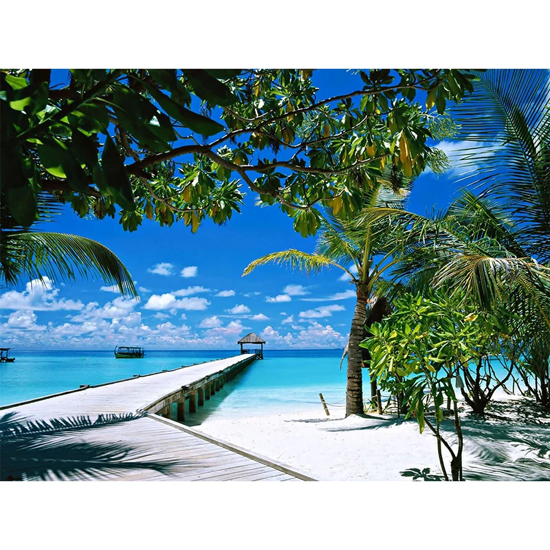 Пазлы 1000 штук деревянные сборочные картины радужные пейзажные игрушки для