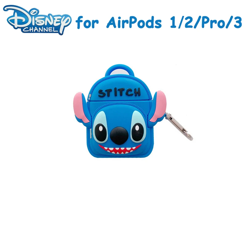 Чехол Disney Stitch для 2021 Airpods 3 защитные беспроводные наушники Bluetooth AirPod 1/2 зарядный