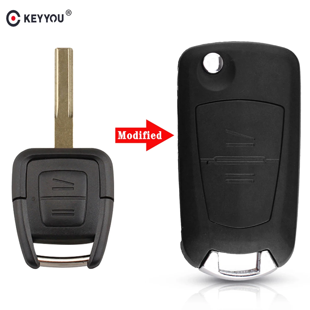 KEYYOU модифицированный чехол для ключей автомобиля для OPEL VAUXHALL Vectra Zafira Omega Astra h j insignia g Mk4 B c mokka HU43 Blade