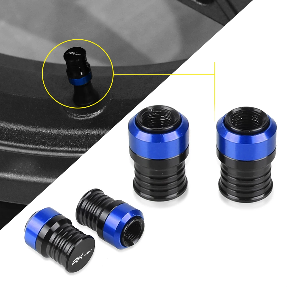 

For KYMCO AK550 2017-2021 2020 AK 550 Motorcycle Accessories Aluminum Vehicle Wheel Tire Valve Stem Caps Covers Universal cycle