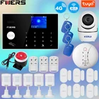 Система сигнализации Fuers для умного дома, поддержка 4G сигнала, Wi-Fi, управление через приложение