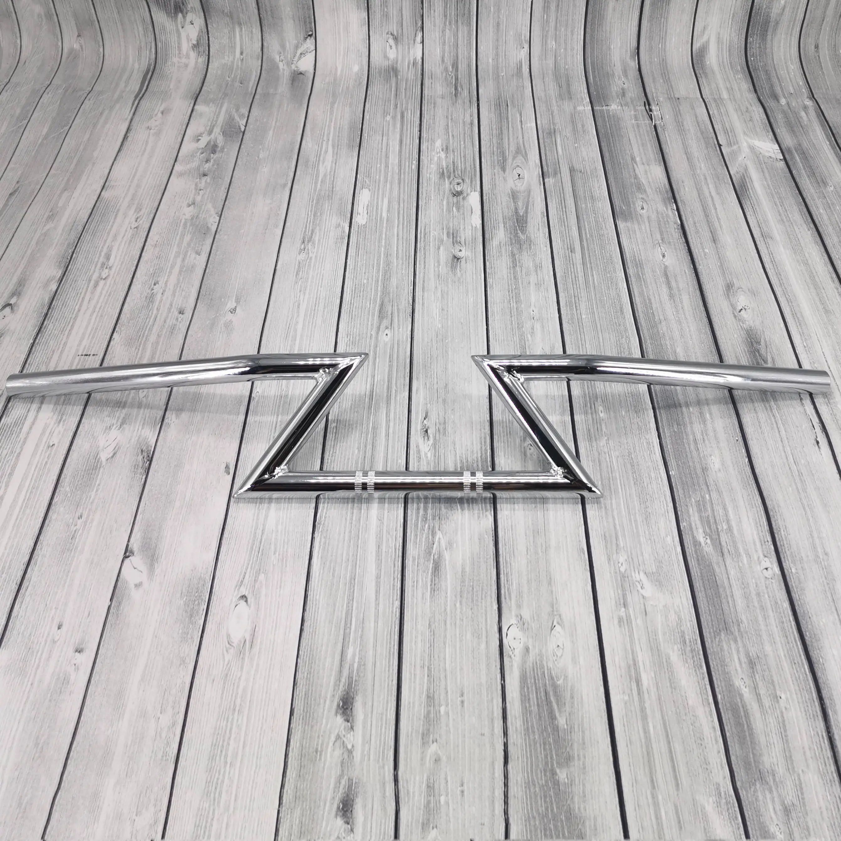 

Винтажный руль мотоцикла 22 мм 7/8 дюйма для кафе Racer Cruiser Bobber Chopper, трекер, ручка Z-Bars, руль для скутера