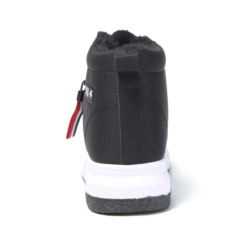 Женские ботинки со шнуровкой и плюшевой подкладкой на платформе|Зимние сапоги| |