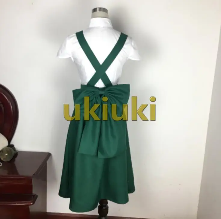 Kushina Uzumaki Cosplay Green Dress Costume |