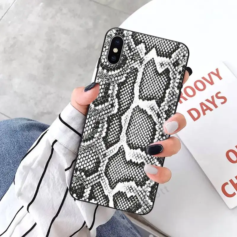 

Snake skin luxury article purple Phone Case for iPhone 11 12 mini pro XS MAX 8 7 6 6S Plus X 5S SE 2020 XR