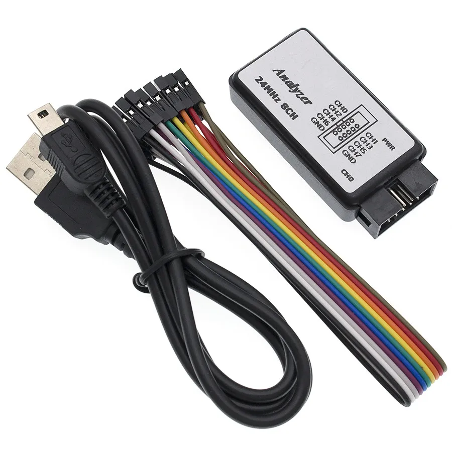 HAILANGNIAO 1 Набор Новое поступление USB логический анализ 24 м 8CH, MCU ARM FPGA DSP инструмент для отлаживания
