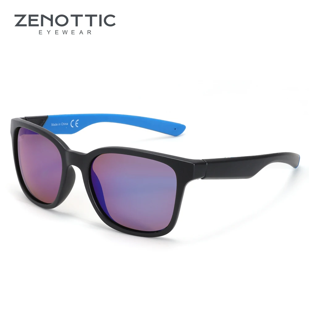 ZENOTTIC, классические, поляризационные солнцезащитные очки, мужские, Полароид, ультралегкие, для вождения, квадратная оправа, солнцезащитные очки, мужские, очки, UV400, Gafas De Sol - Цвет линз: 002