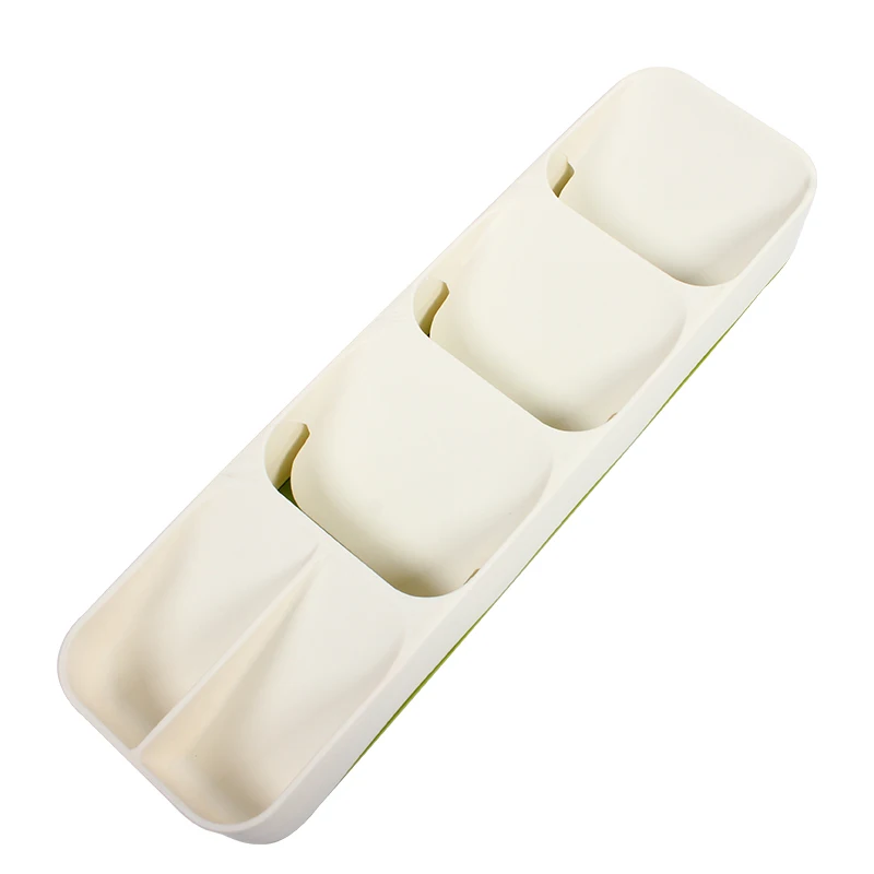 RV White Kitchen Cabinet Drawer Divider Cutlery Plate Chopsticks Spoon Tableware Tool Storage Box Built-in Sorting Grid Rack | Автомобили