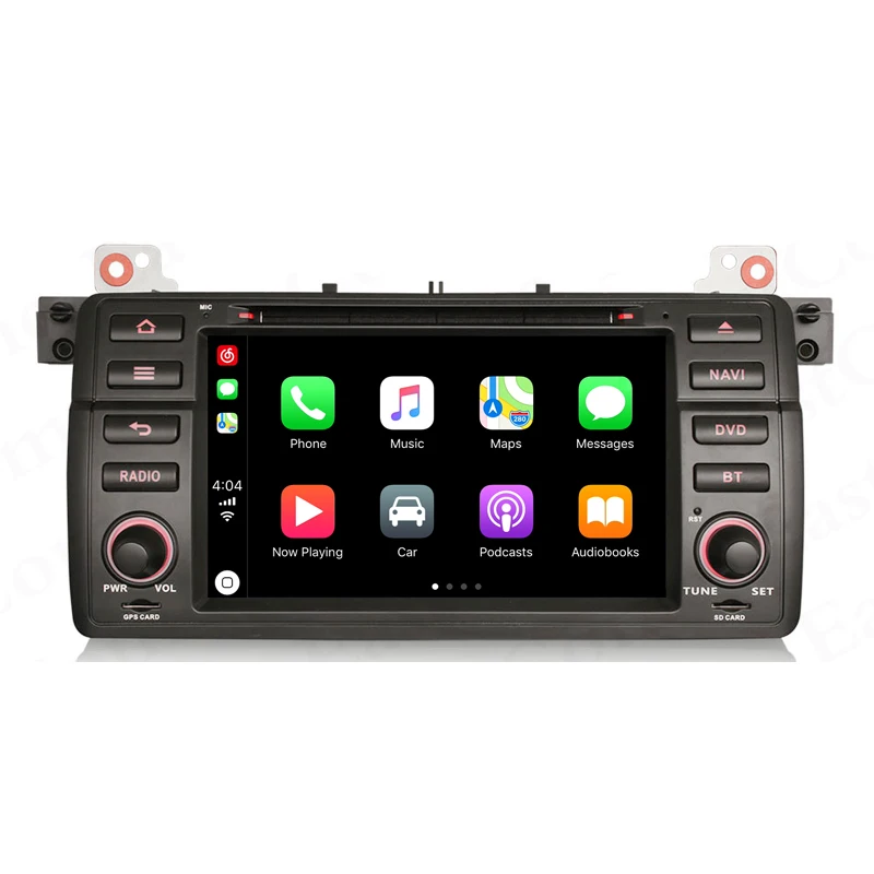 Автомагнитола CarExc один Din Android 9 0 автомобильный DVD-плеер с CarPlay для BMW E46 M3