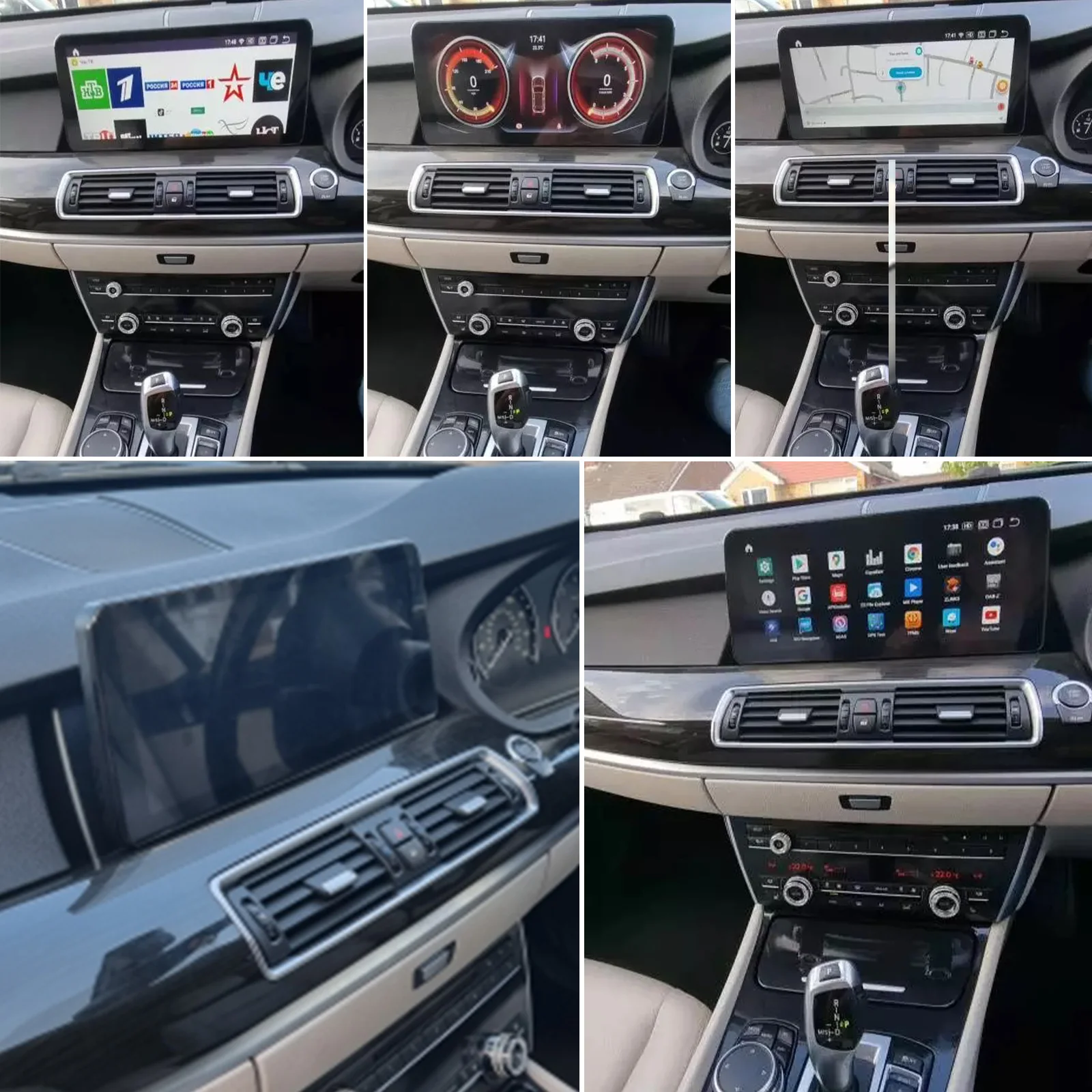 구매 256G 무선 카플레이 안드로이드 11, BMW 5 시리즈 F10 F11 F18 F07 GT 2011-2017 오디오 라디오 수신기 레코더 GPS 비디오 헤드 유닛