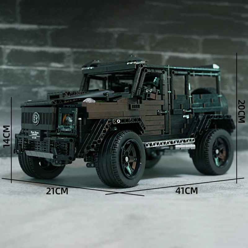 

New MOC High-Tech The APP RC Pick And Black SUVes G Series Building Blocks Bricks Creative Off-Road Car Toys for Kids Gifts