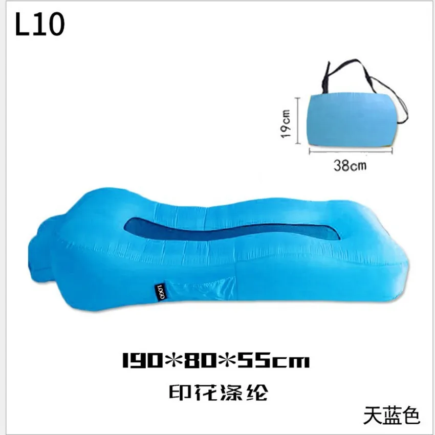 Outdoor inflatable sofa portable camping air bed sleeping office lunch break folding air bed beach floating bed