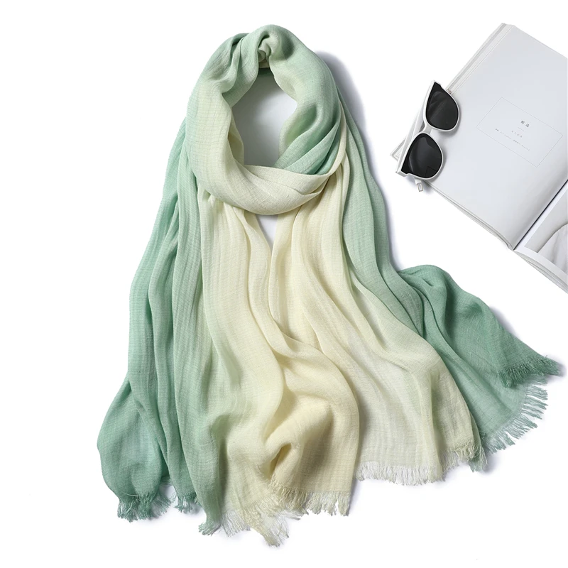 Женский мягкий шарф из пашмины модная шаль большого размера 2020 хлопка 100%| |