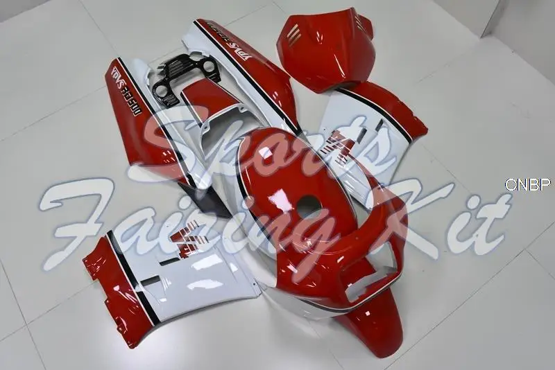 Корпус для Yamaha RZV500 1985 Белый Красный обтекатель RD500LC Abs RD 500 LC 85