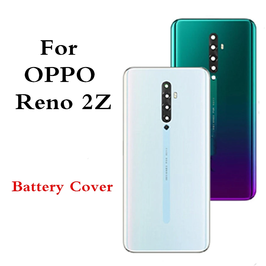 

Задняя стеклянная крышка аккумулятора для OPPO Reno2 Z, чехол для задней стеклянной двери для OPPO Reno 2 Z, задняя крышка для аккумулятора, чехол-накладка