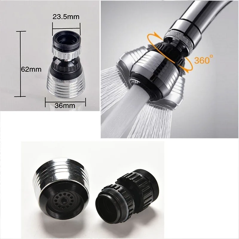 

1Pcs Swivel 360 Rotate Water Saving Faucet Mixers & Taps Aerator Nozzle Filter Bathroom Kitchen Faucets Accessories