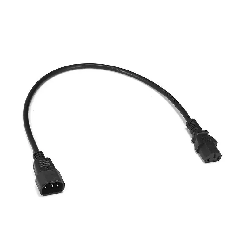 Удлинительный шнур питания IEC C13 C14 0 5 м 1 75 мм для PDU ПК монитора компьютера DMX DJ