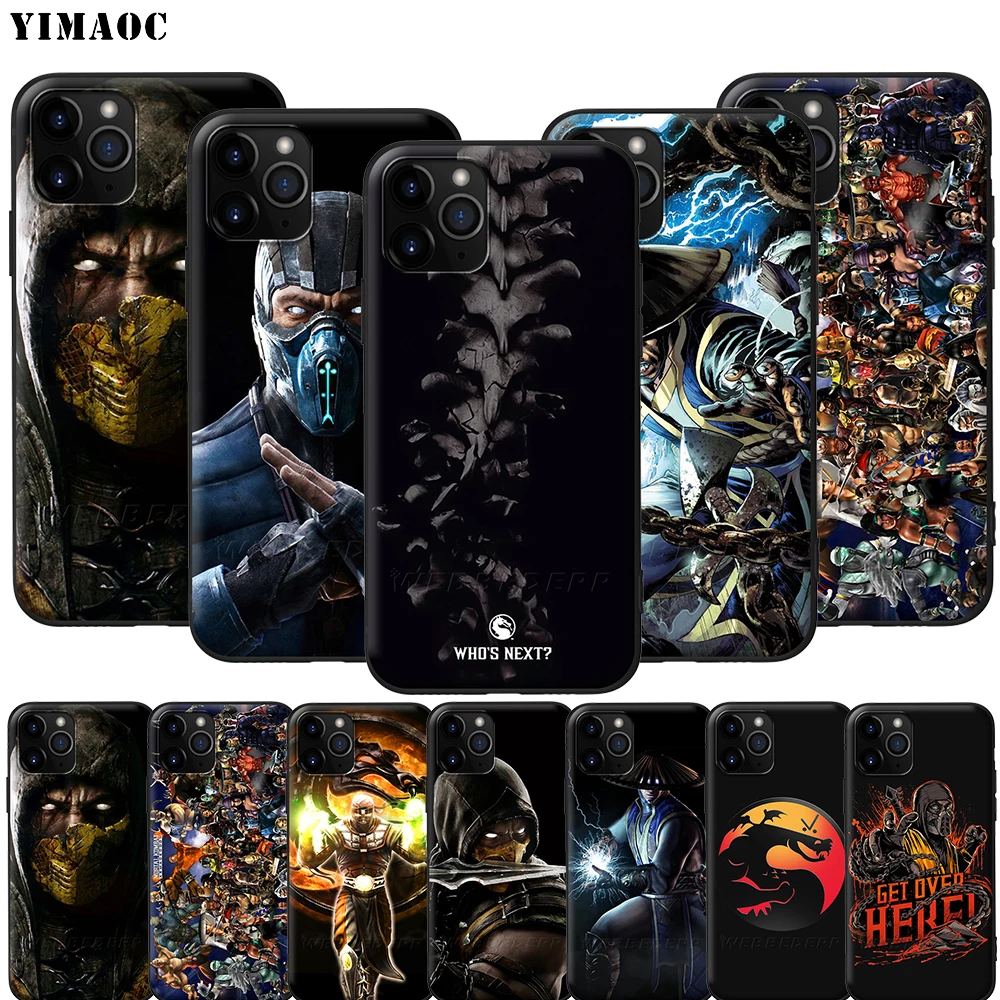 Силиконовый мягкий чехол YIMAOC Mortal Kombat для iPhone 12 Mini 11 Pro XS Max XR X 8 7 6 6S Plus 5 5S SE|Бамперы| |