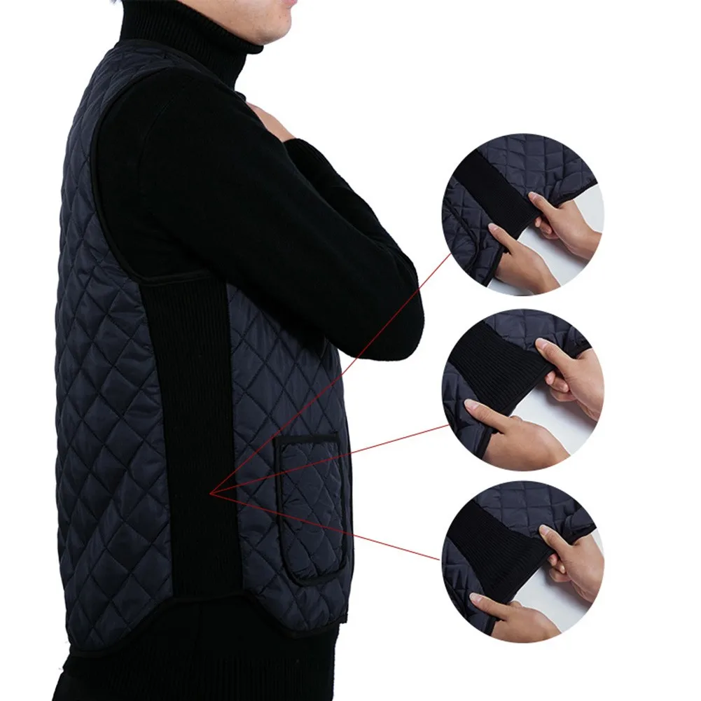 

Heated Vests Winter Warm Infrared Electric USB Heating Jackets Bluetooth Control Fish Hiking Outdoor Infrared Heated Vest 2021