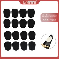 lommi 40pcs sax mouthpiece cushions 0 8 mm tenoralto clarinet saxophone mouthpiece patches pads woodwind mtp accessories