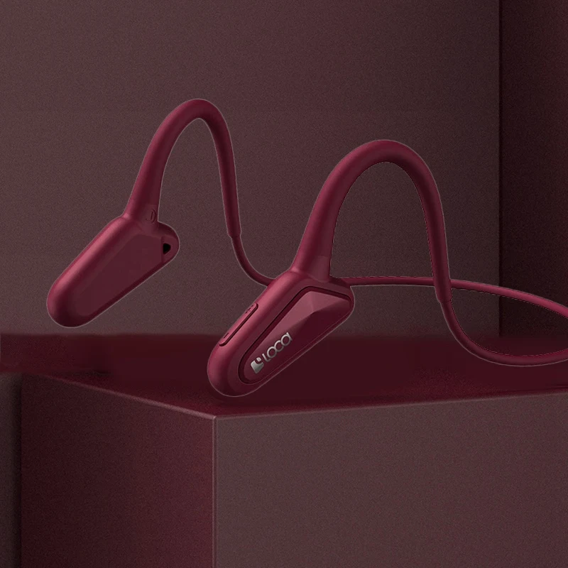 2 шт. Bluetooth-гарнитура LOCA Z2 с костной проводимостью водонепроницаемая Ipx4 для бега