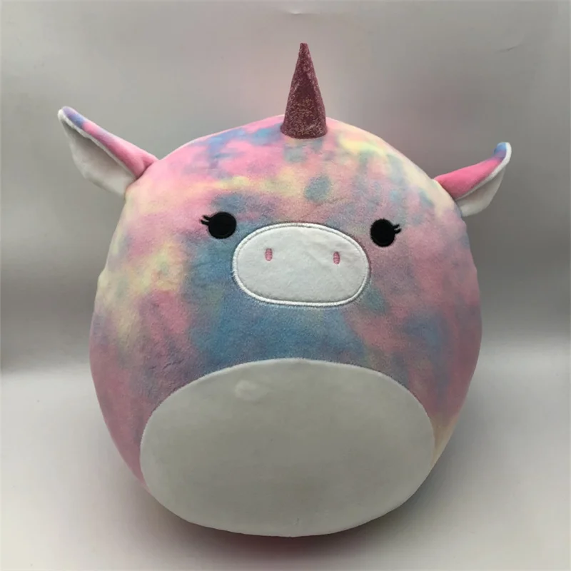 20-30Cm Squishmallowing Pillow Cute Turkey Flying Pig Plush Toy Cartoon Animals Panda Unicorn Dinosaur Baby Toys Children Gifts