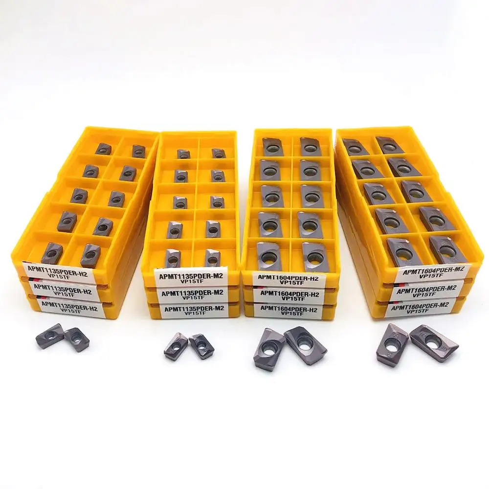 APMT1604 APMT1135 PDER M2 H2 VP15TF карбидная вставка фреза APMT 1135 1604 Концевая ЧПУ фреза|Токарный