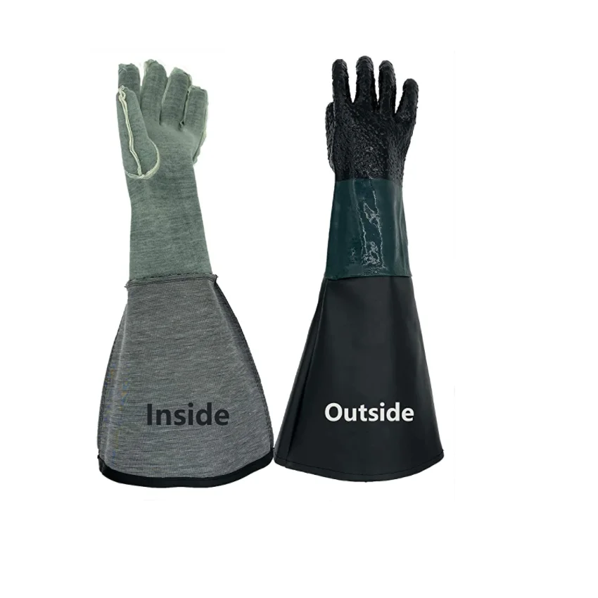 Высококачественные перчатки для пескоструйной обработки пескоструйные 60 см