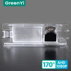 GreenYi 170  HD 1080P Автомобильная камера заднего вида для Nissan March Renault Logan Renault Sandero W Night Vision Reverse Reversing 4 pin автомобильная парковка AHD