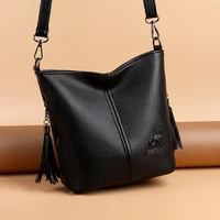 hand crossbody bags for women new luxury designer handbags leather shoulder bags tassel small messenger bag tote bag bolsa