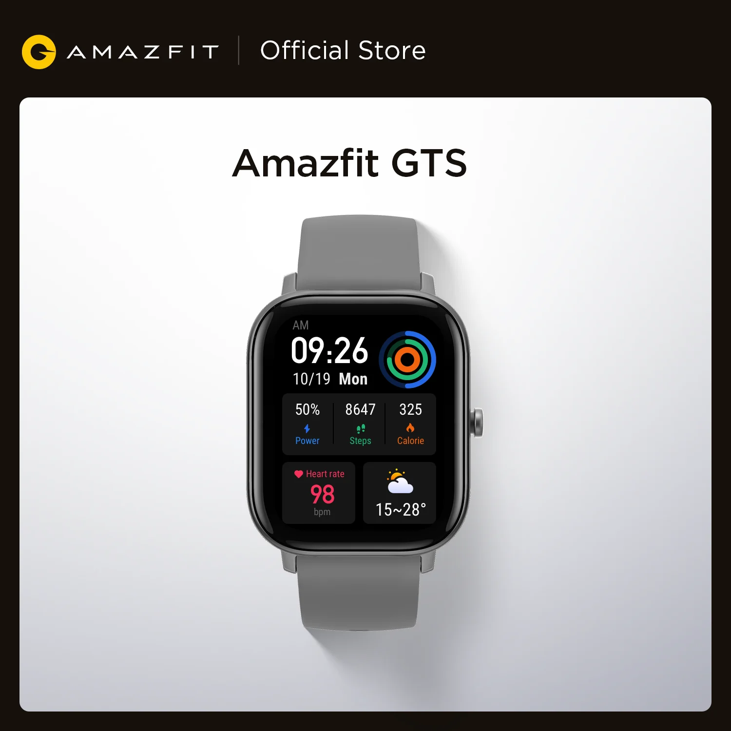 Умные часы Amazfit GTS водонепроницаемые умные для плавания 5 АТМ 14 дней без