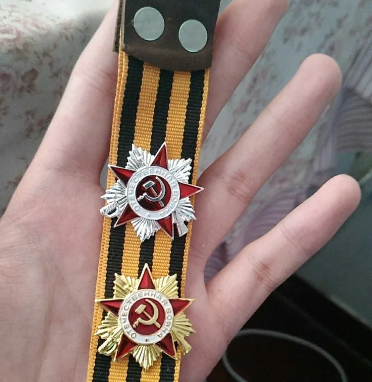 NEW 1 Sets Soviet Union CCCP Badge Red Star Hammer Sickle USSR Russia Labor I & II Level Patriotic War Medal Brooch Pin Replica | Дом и сад