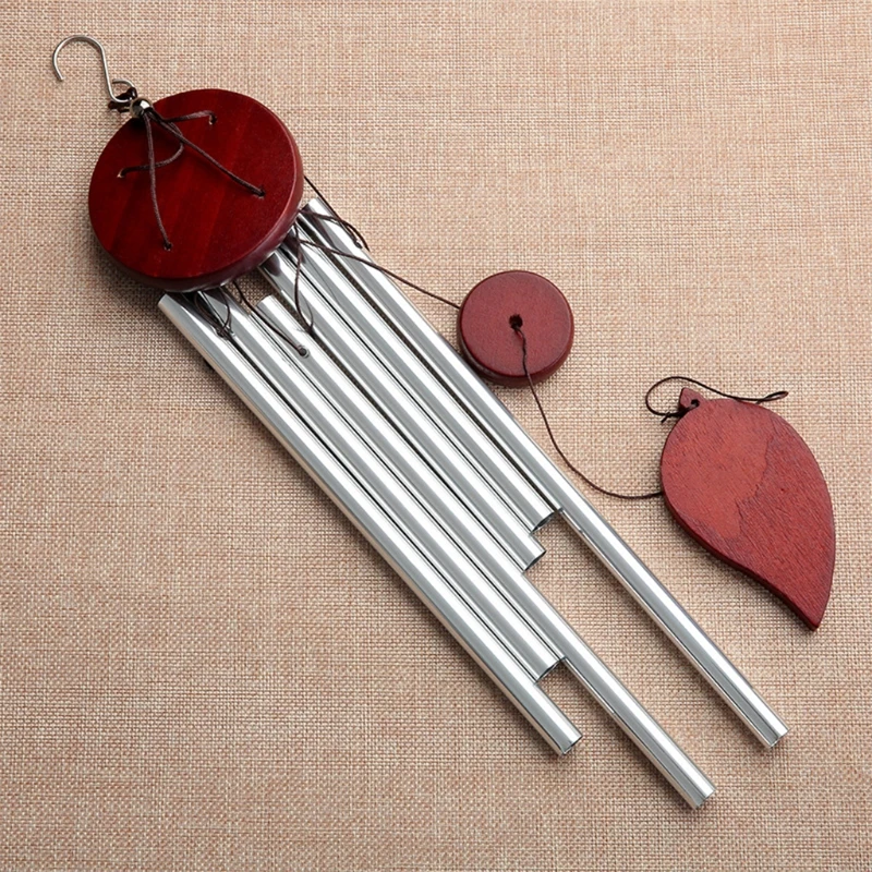 

Classic Solid Wood Aluminum Tube Creative Metal Wind Chime Hanging Decoration
