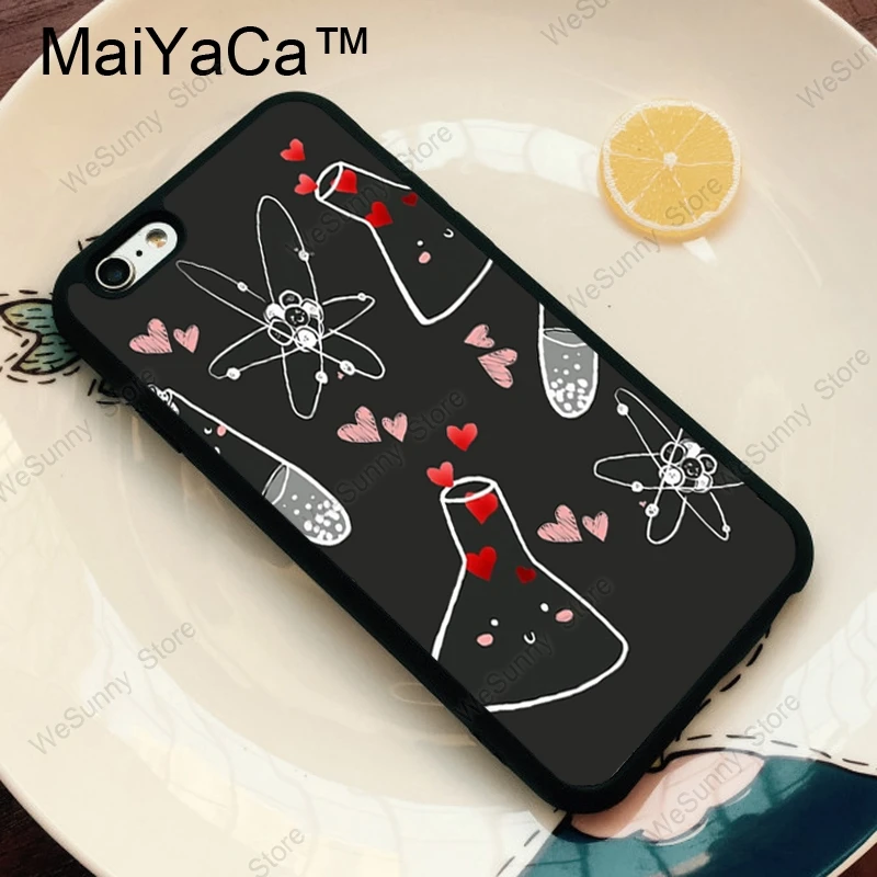 Чехол для телефона MaiYaCa Science Chemistry Caffeine из ТПУ для iPhone 11 Pro MAX X XR XS MAX 6 6s 7 8 Plus 5S задняя крышка