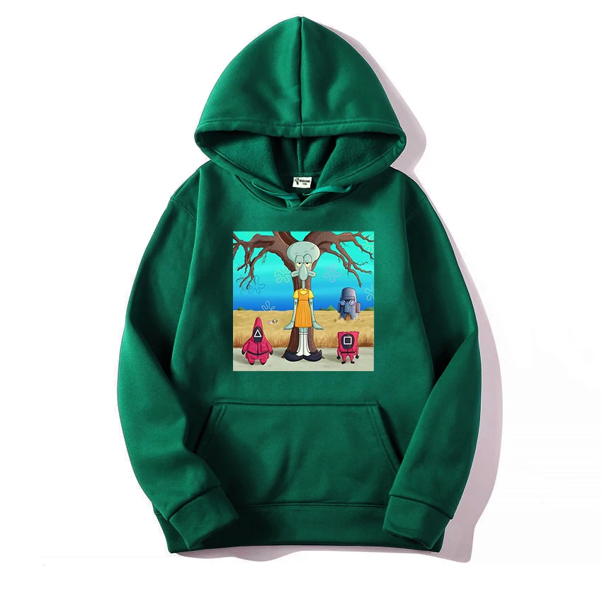 Sudadera con capucha de juego de calamar para ni&ntilde;o, ropa de invierno para ni&ntilde;o y ni&ntilde;a, su&eacute;ter divertido de Anime, ropa para ni&ntilde;o, Oto&ntilde;o e Invierno-0